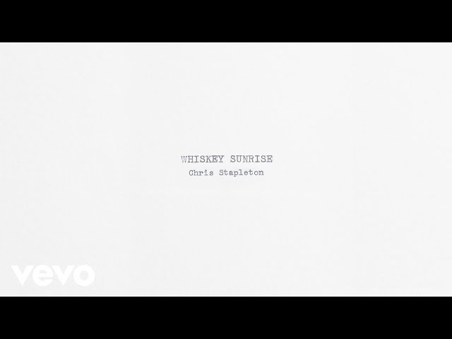 Постер Chris Stapleton - Whiskey Sunrise