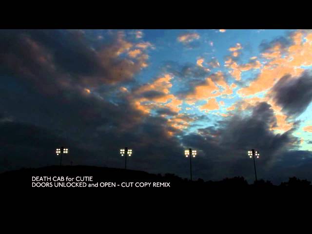 Постер Death Cab For Cutie - Doors Unlocked And Open