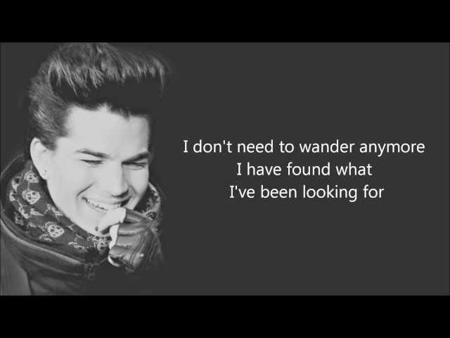 Постер Adam Lambert - Map